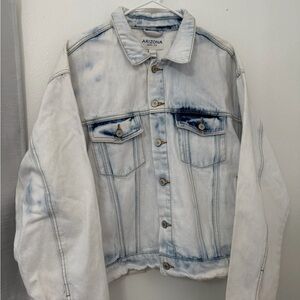 Arizona Jean Company Blue and White Denim Jacket